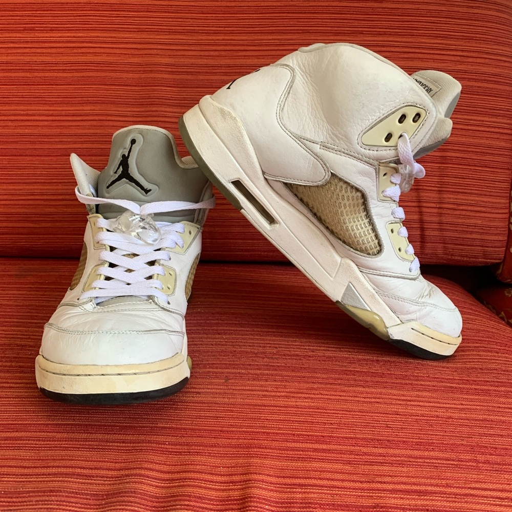 Jordan Retro V Metallic White 2015